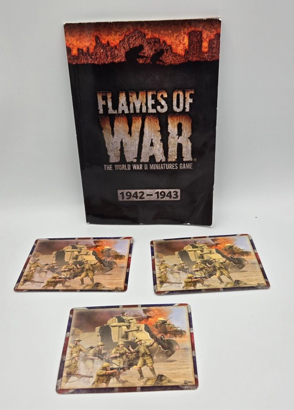 Flames of War Small Basic Rule Book with (3) Movement Order Cards Book (FW007M)