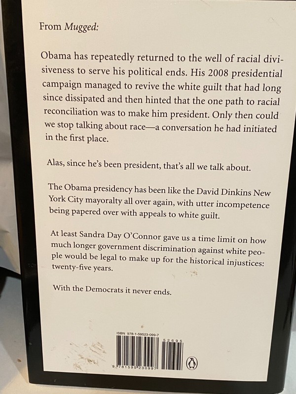 Mugged: Racial Demagoguery from the Seventies to Obama by Coulter, Ann hardcover gallery