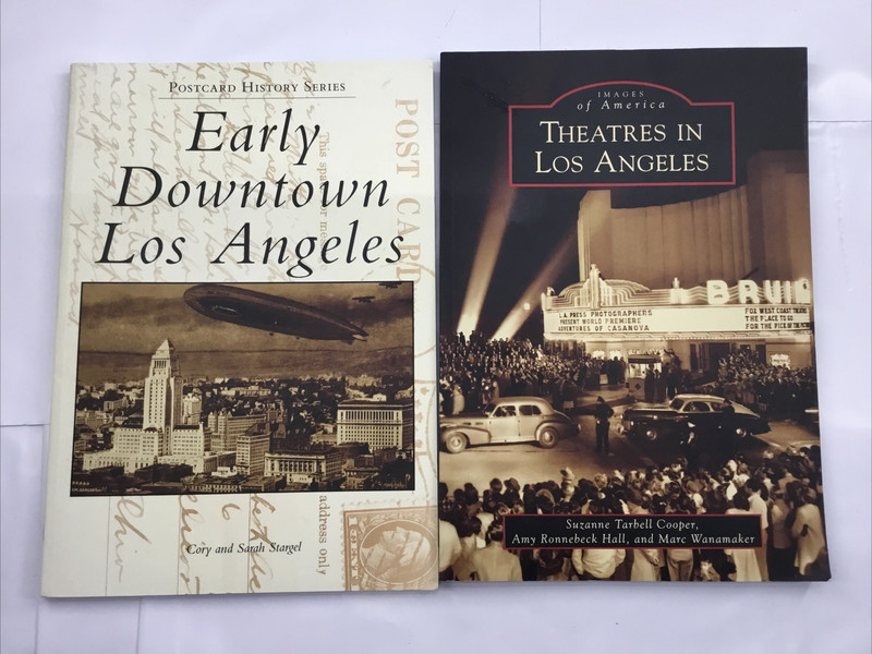 Los Angeles California 2 Book Photographic History Books Early Downtown Theaters