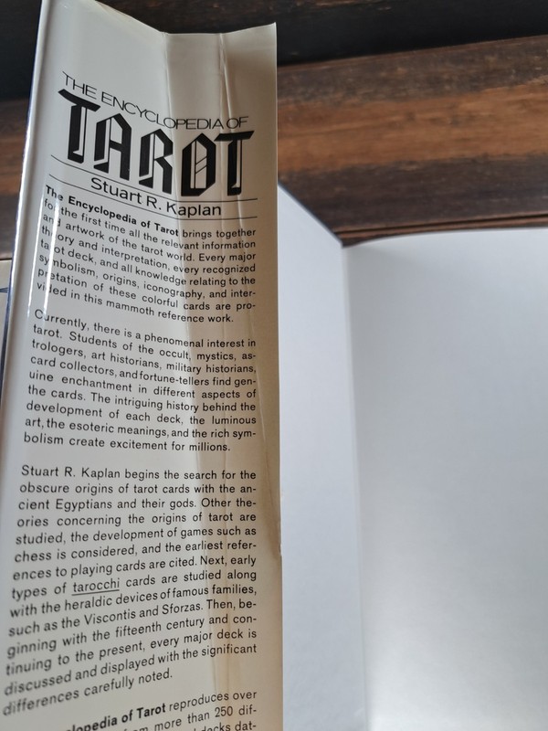 Encyclopedia of Tarot Book Vol. I by R. Kaplan Stuart gallery