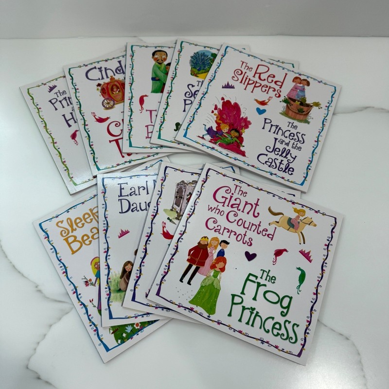 Miles Kelly Princess 2 in 1 Storybook Collection Ages 3-7 Books 1-10 NO #2 NEW