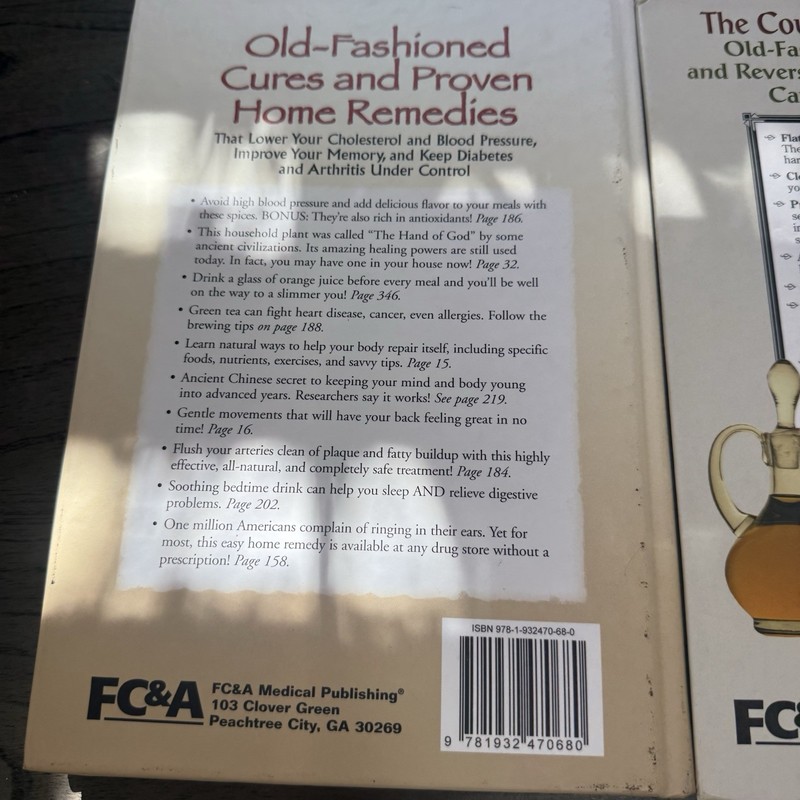 Lot Of 2 FC&A Publishing Senior Health Books Cures Natural Food Home Remedies gallery