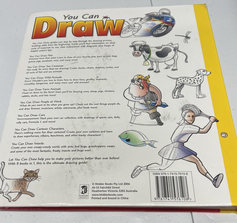 You Can Draw 8 Books In 1 Homeschool Art Great Condition gallery