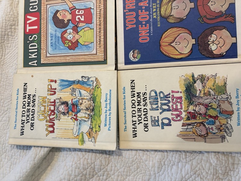 Lot-12 Joy Wilt Berry "Survival Series" HC flip books-“ Ready Set Grow” gallery