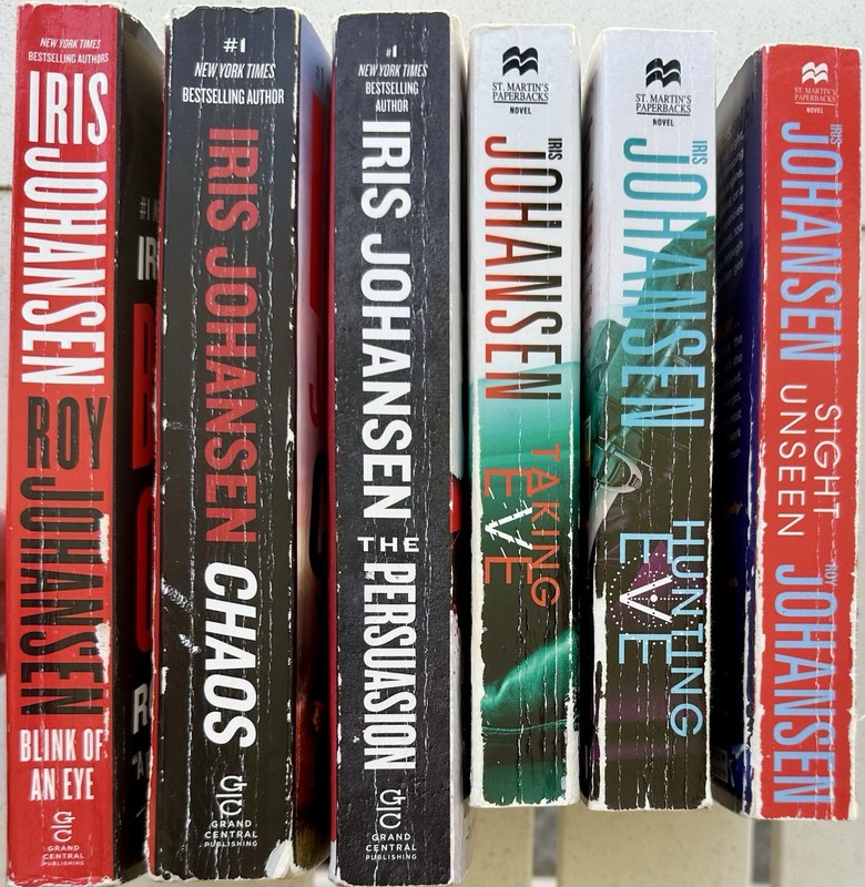 Lot of 6 IRIS JOHANSEN Books Variety, See Titles Below All Good Cond. gallery