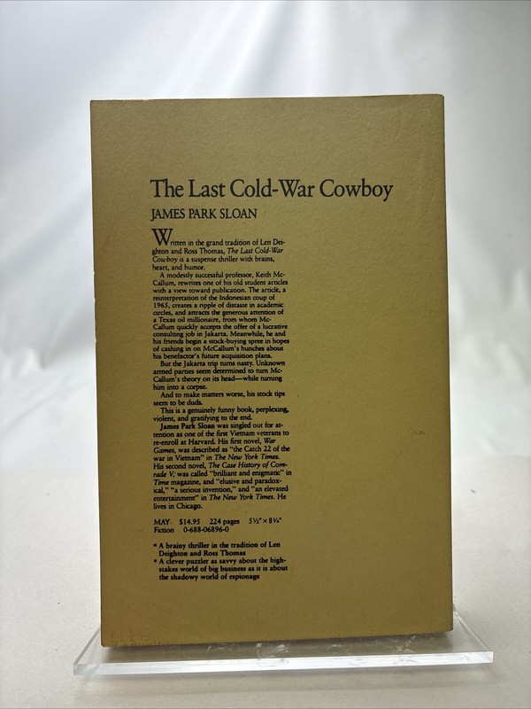 The Last Cold-War Cowboy by James Park Sloan (Uncorrected) gallery