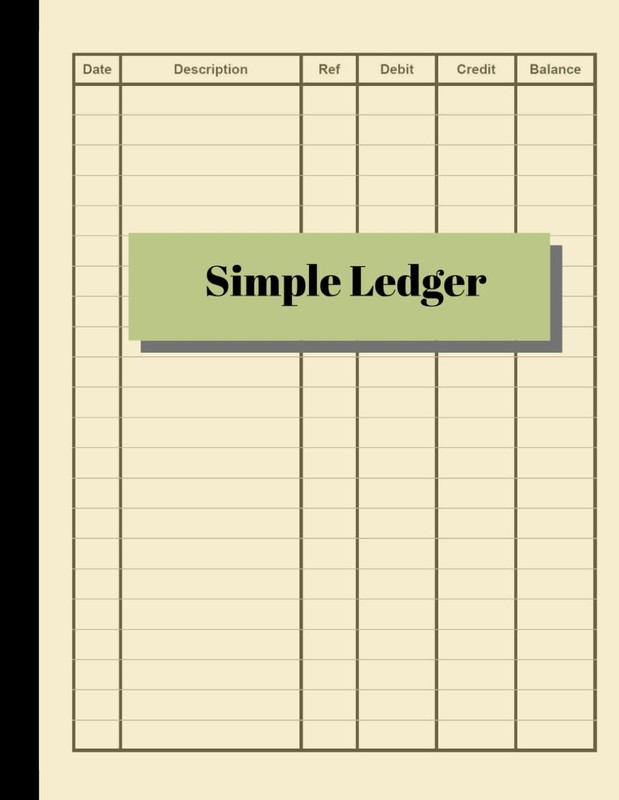 Simple Ledger: Cash Book Accounts Bookkeeping Journal for Small Business |…