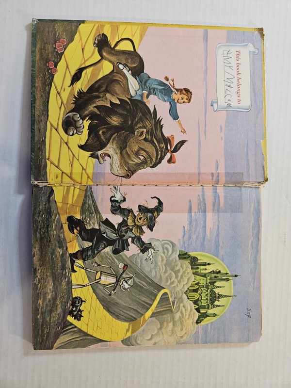 The Wizard Of Oz 1950s Hardcover Adapted For Ages 5-9 gallery