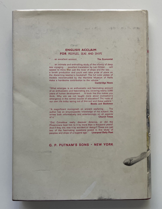 PEOPLES, SEAS, AND SHIPS 1967 Zvi Herman LIKE NEW w/ Mylar & All Fold-outs gallery