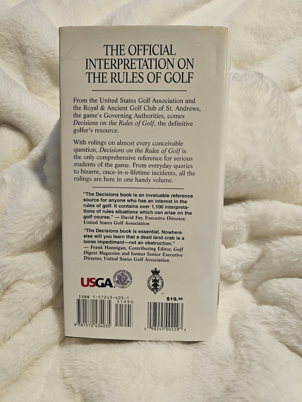 Decisions On the Rules of Golf: Official Rulings On Over 1,000 Golf Situations gallery