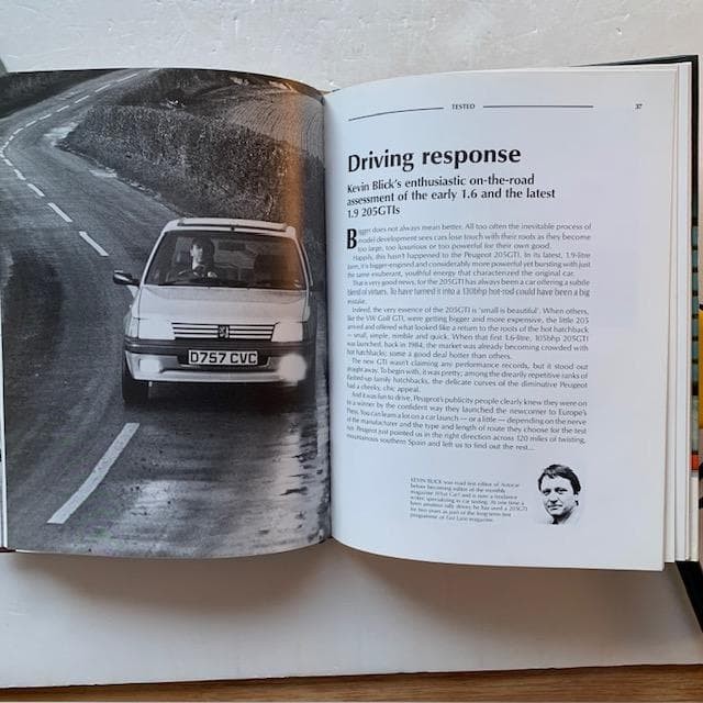 Peugeot 205 GTI Enthusiast Book 112 Pages Mechanisms, Tests, Maintenance, Tuning gallery
