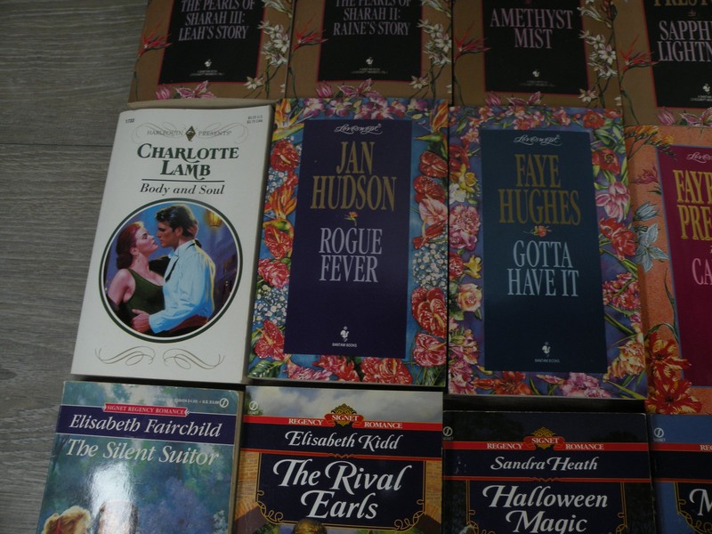 Lot of 15 Vintage Romance Novels Loveswept Signet Zebra Harlequin Paperback gallery