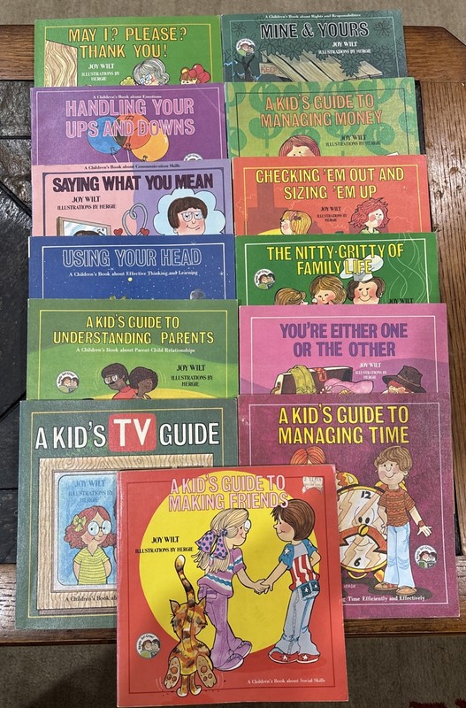 Lot of 13 Joy Wilt Ready Set Grow Books Weekly Reader Paperback 1979 Homeschool
