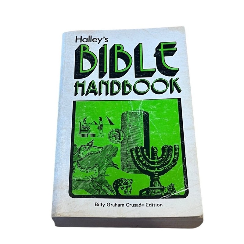 Halley’s Bible Handbook by Henry H Halley Billy Graham Crusade Edition Pb VTG 62