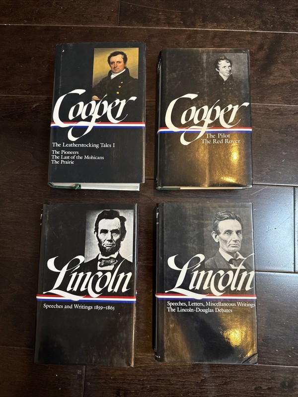 The Library of America Books Lot of 12 Cooper Irving Stowe Dana Stowe Lincoln gallery