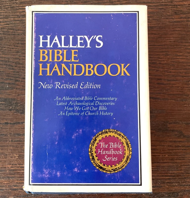 Halley’s Bible Handbook by Henry H Halley 1965 Vintage 24th Edition HC/DJ