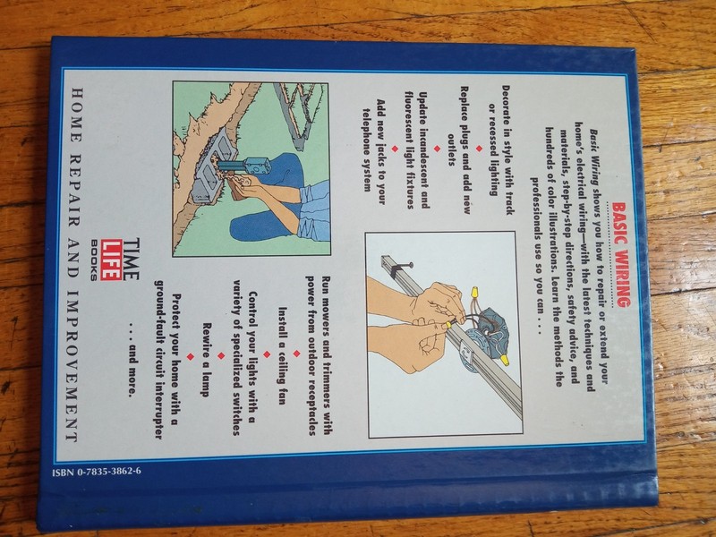 Time life books home repair and improvement Basic Wirinh Hardback Book gallery