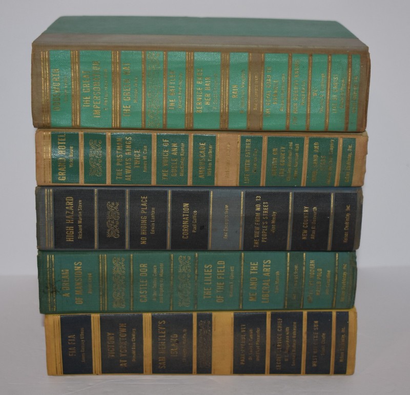 5 VINTAGE DOUBLEDAY BEST IN BOOKS (1962) 15 NOVELS, 5 SHORT STORIES, 13 EXCERPTS
