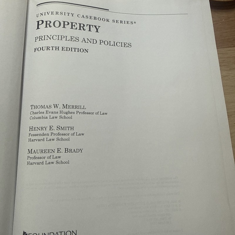 Property: Principles and Policies by Thomas Merrill gallery