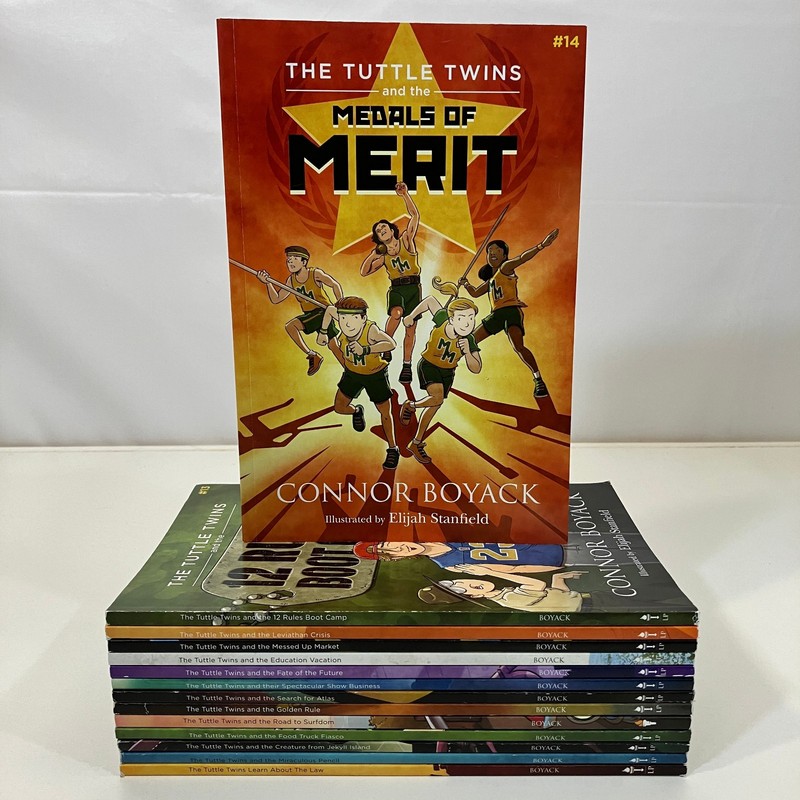 Tuttle Twins Books 1-14 Complete Series Lot Libertas Institute Libertarianism PB