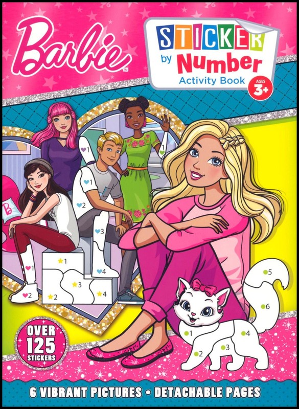 Barbie – Sticker By Number Activity Book