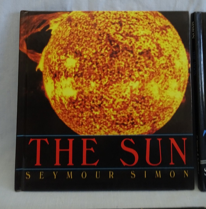 Lot of 4 Seymour Simon Picture Books SUN Moon SOLAR SYSTEM Comets, Meteors, Aste gallery