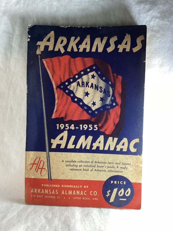 VTG Arkansas ALMANAC 1954 - 1955 $1.00 236 PAGES gallery