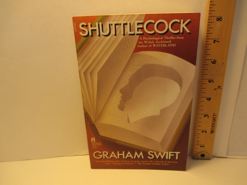 fiction SHUTTLECOCK by GRAHAM SWIFT 1985 pb Washington Square Press 1st ed