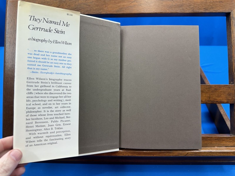 They Named Me Gertrude Stein- Ellen Wilson, 1973, 1st Edition gallery