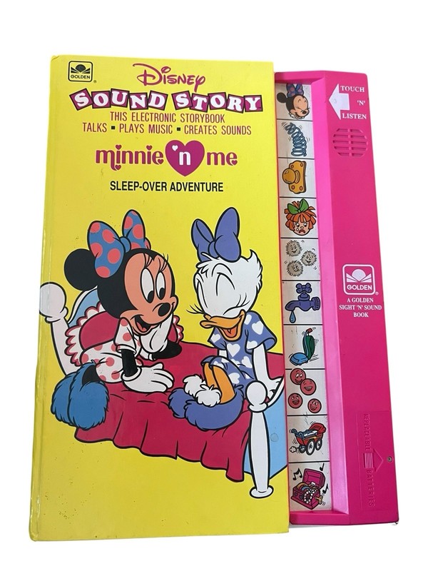 VTG Golden Sound Story Books Lot Of 3 Disney & Power Rangers (Minnie N Me AS IS) gallery