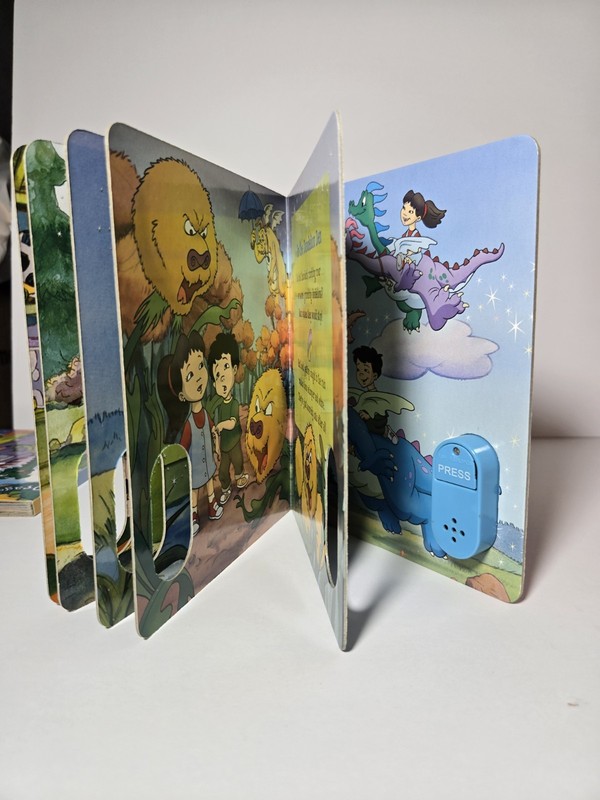 Rare Y2K Vintage Dragon Tales Childrens Hardcover Sound Books Lot of 2 HTF WORKS gallery