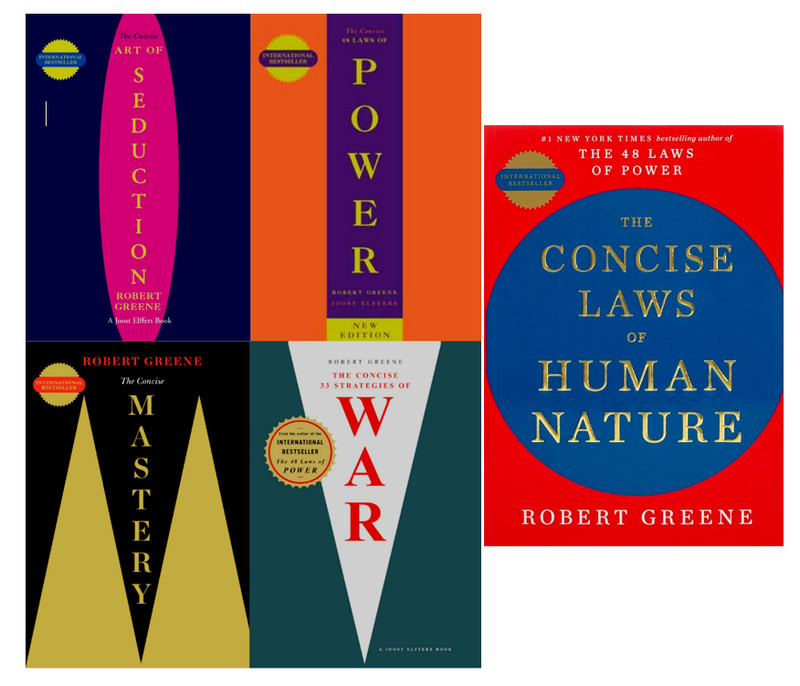Robert Greene Collection 5 Books Set [CONCISE] Seduction Power Mastery War USA gallery