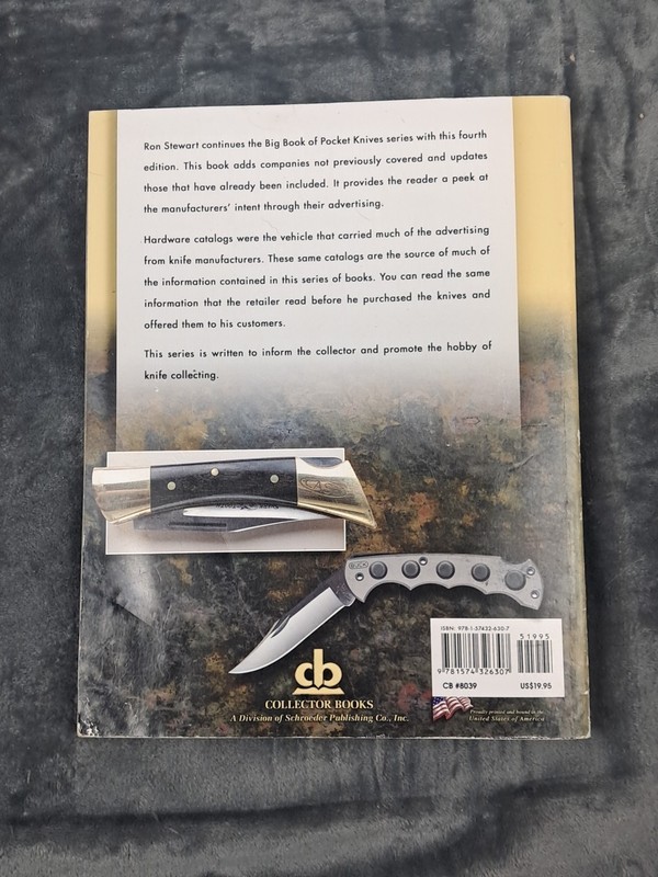 Big Book OF Pocket Knives Identification & Values Fourth Edition 4th PB Guide gallery