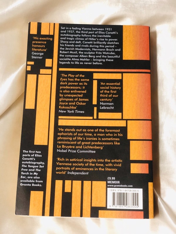 The Play of the Eyes by Elias Canetti (2011 Edition, Trade Paperback) gallery