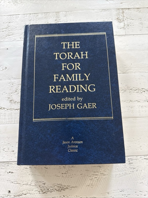 The Torah for Family Reading Joseph Gaer 1992 Jason Aronson Judaica Hardcover