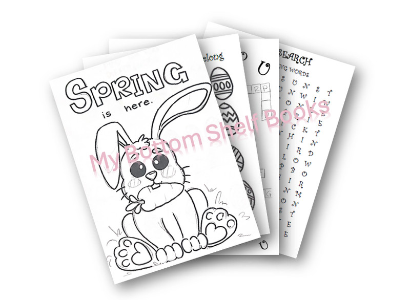 DIGITAL CONTENT- 2025 Spring Coloring & Activity Book-32 Pages *PRINTING REQ’D*