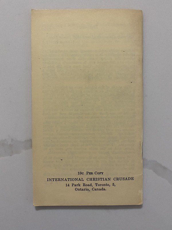 Vintage 2nd Edition Atheism International Christian Crusade Pamphlet 35 Pages gallery