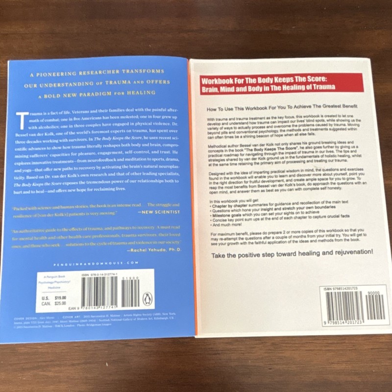 Body Keeps the Score Workbook Bessel van der Kolk Genie Reads Paperback Penguin… gallery