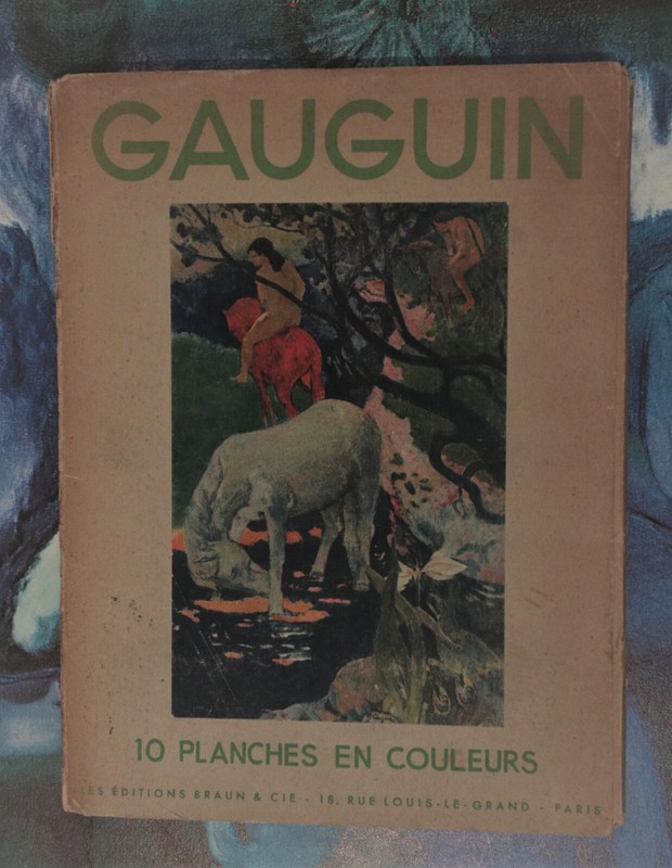 Vintage – Gauguin 10 Planches en Couleurs (10 color plates in folder) 8×6