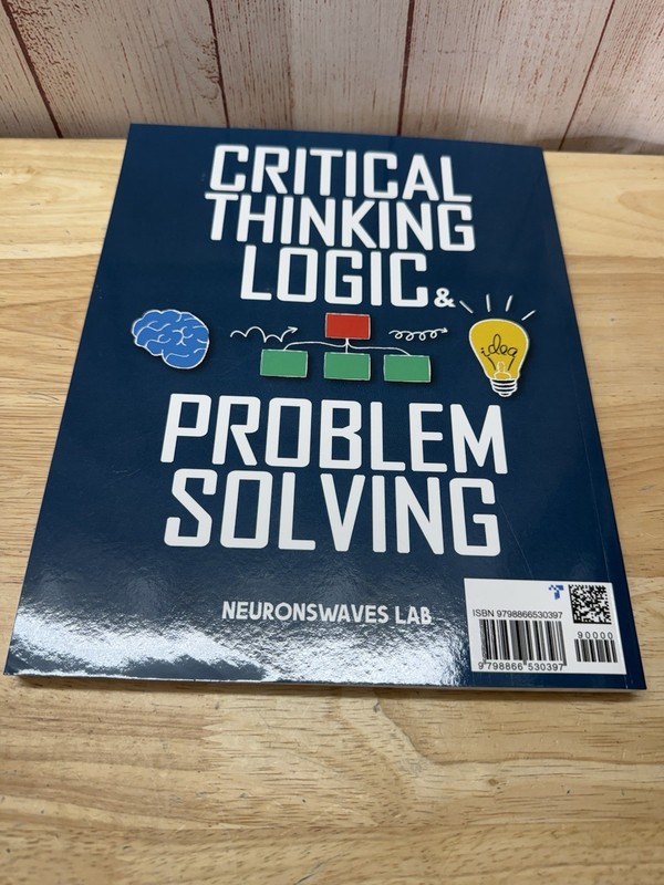 Critical Thinking Logic & Problem Solving 4 In 1 Paperback Neuronswaves Lab Good gallery