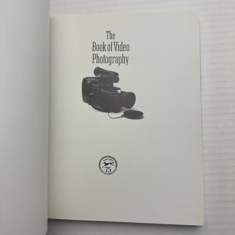 The Book of Video Photography A Handbook for the Amateur Movie-Maker HC DJ gallery