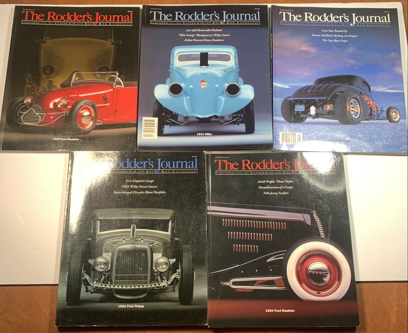 The Rodder’s Journal Hot Rod Magazine Lot Custom Cars Street Rods Issues