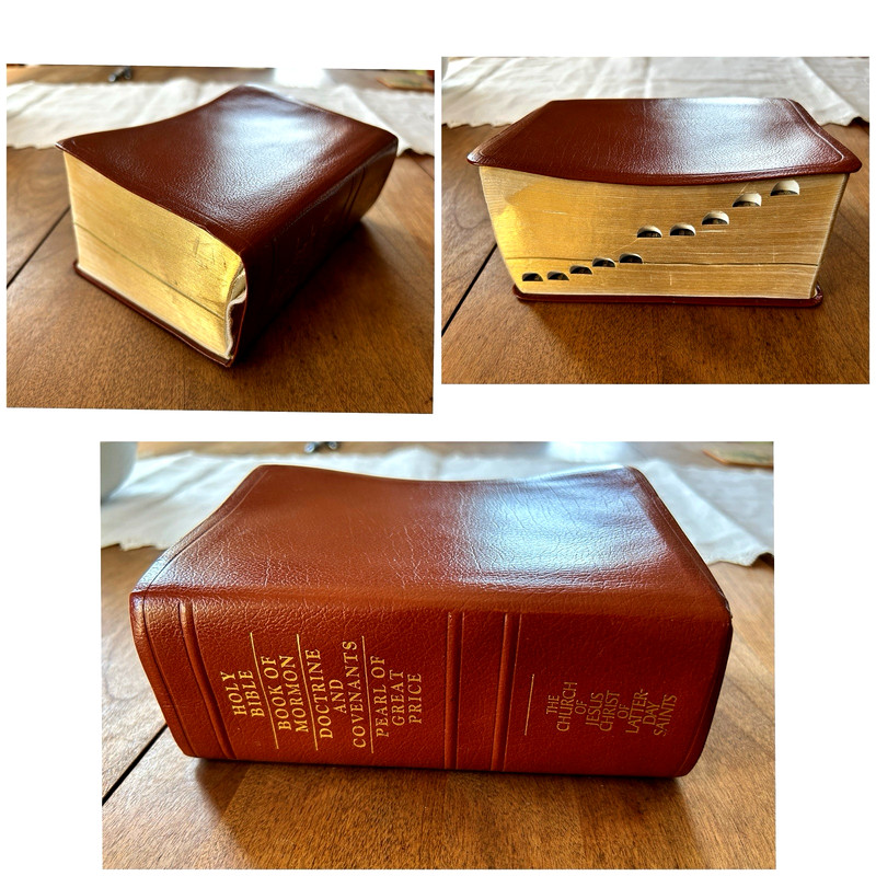 Holy Bible Book of Mormon Doctrine and Covenants Pearl of Great Price Indexed gallery