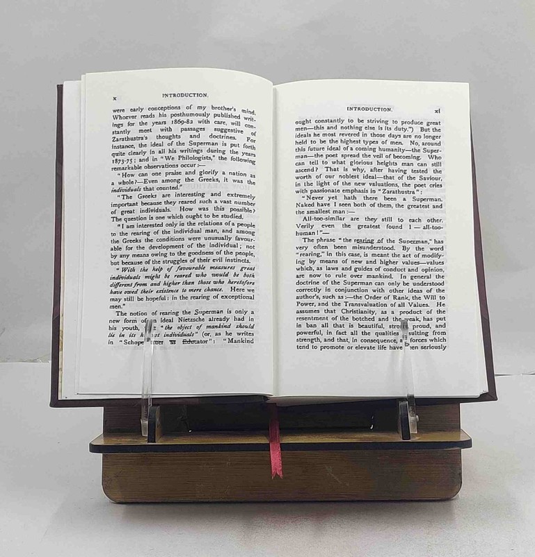 The complete works of Friedrich Nietzsche the first complete a [Leather Crafted] gallery
