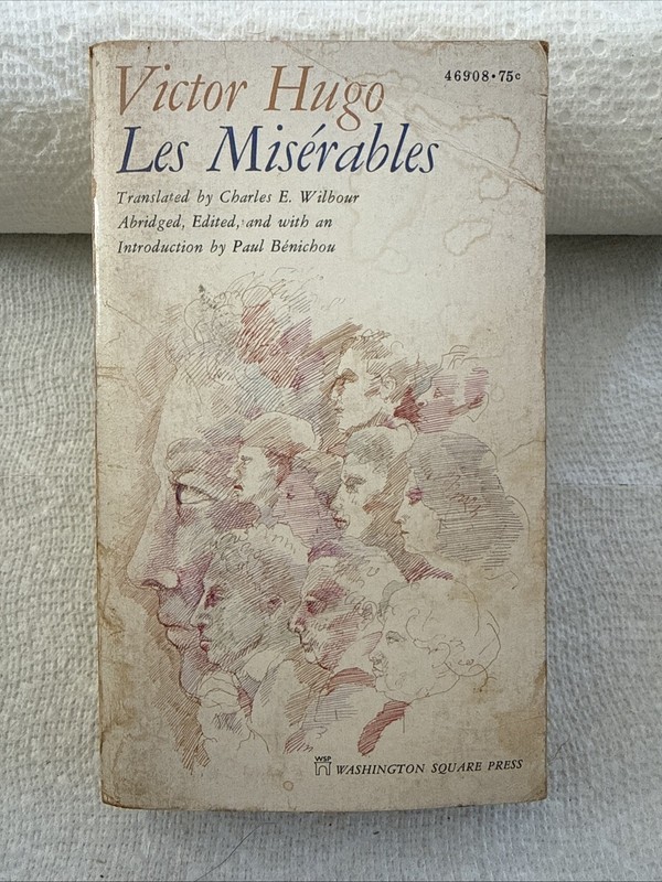 Les Miserables English Victor Hugo – Wilbour Washington Square Press 1969 PB