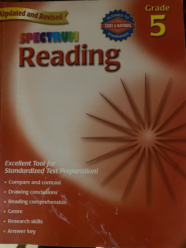 Spectrum Ser.: Reading, Grade 5 by Spectrum Staff and Carson-Dellosa Publishing