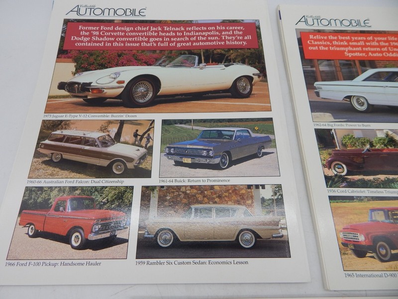 Lot of 3 Collectible Automobile Magazine 1996 & 1998 gallery