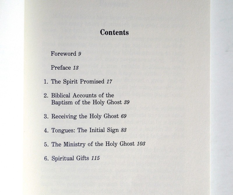 The Baptism of the Holy Ghost - Alan Kitay, 1988 sc, Word Aflame Press gallery