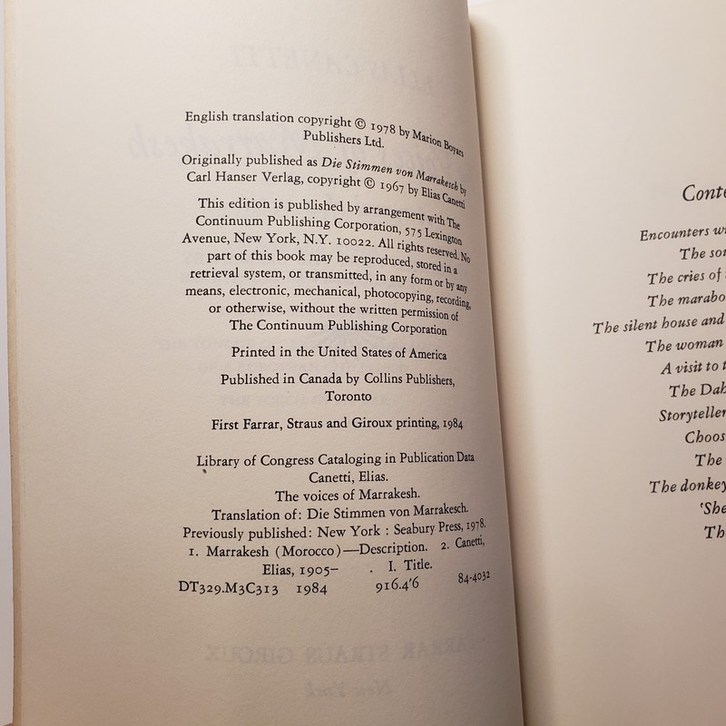 3 Book Lot Elias Canetti Voices Marrakesh Memoir Vol 2 Play Of Eyes Voice My Ear gallery