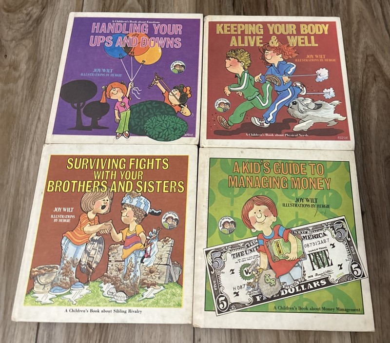 Joy Wilt Ready Set Grow Series 4 Lot Weekly Reader Books Vintage 1978 HC